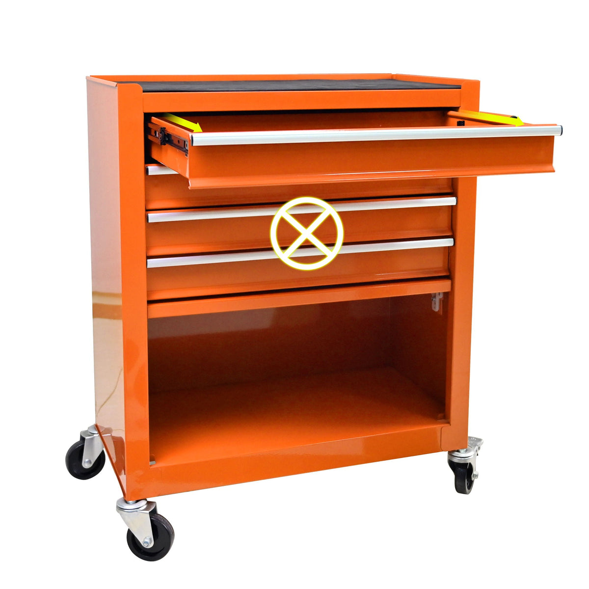 4 Drawers Multifunctional Tool Cart With Wheels, photo 12 of 38