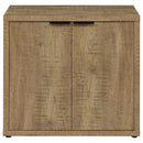 Pepita 2-door Engineered Wood Accent Cabinet Mango Brown
