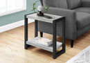 Accent Side Table Narrow Small 2-Tier Contemporary Modern by HouseOfZazla