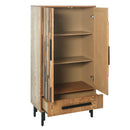 60" Tall Storage Cabinet with Drawer