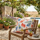 Square Coral Outdoor Pillows (Set of 2) - Multi