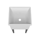 Bari Freestanding Plastic Laundry Utility Sink with Storage Cabinet by HouseOfZazla