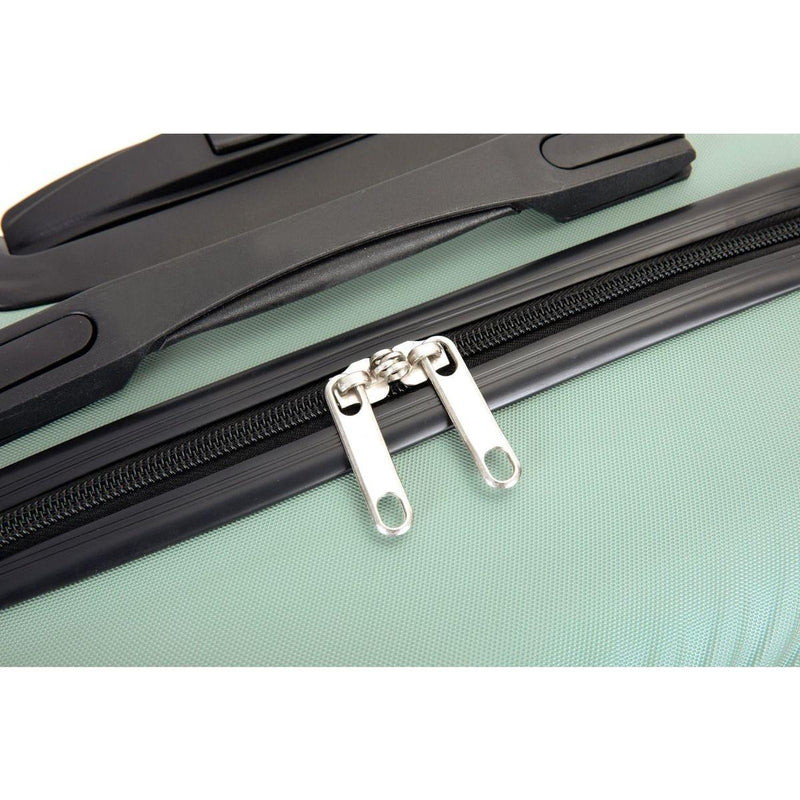 2Piece Luggage Sets ABS Lightweight Suitcase, Spinner Wheels, (20/14) OLIVE GREEN