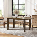 Modern Wooden Dining Table for 4 to 6 People, 71" Large by HouseOfZazla