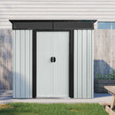 Outdoor Metal Storage Shed And Transparent Plate For Garden, Lawn by HouseOfZazla
