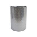 Modern Round Accent Table With Hammered Surface