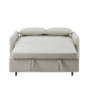 Pull Out Sleep Sofa Bed Loveseats Sofa Couch With Adjsutable Backrest, Storage Pockets, 2 Soft Pillows, USB Ports For Living Room, Bedroom, Apartment, Office by HouseOfZazla