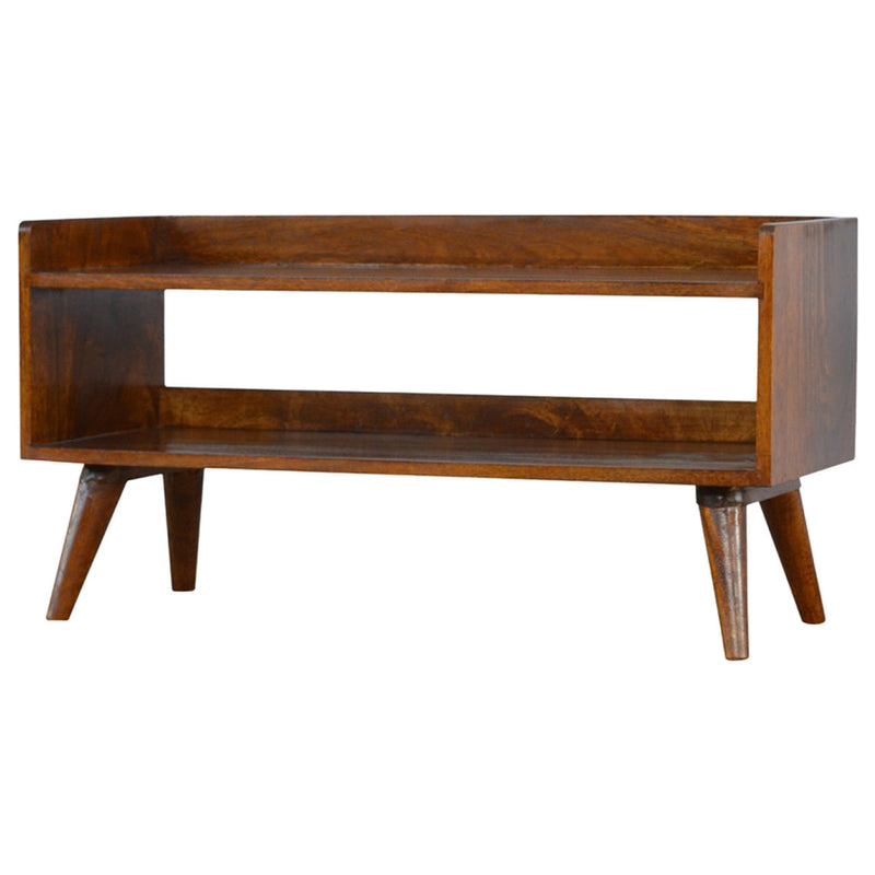 Walker Edison | Chestnut Nordic Storage Bench