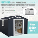 Campcraft 8x12 Ft Outdoor Metal Storage Shed by HouseOfZazla