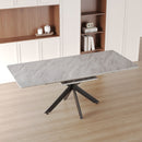 Modern Mid-Century Dining Table Set With Extendable Design by HouseOfZazla