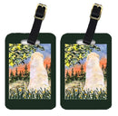 Golden Retriever Luggage Tag