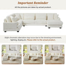 Oversized Sectional Sofa U - Shaped Sofa Couch Modern Sofa Upholstered In Soft With A Chaise Lounge For Living Room by HouseOfZazla