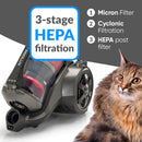 Prolux RS4 Lightweight Bagless Canister Vacuum with HEPA Filtration Premium Button Lock Tools and Automatic Cord Rewind