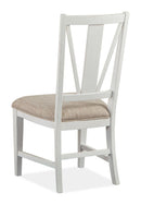 Heron Cove - Dining Side Chair With Upholstered Seat (Set of 2) - Chalk White