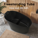 51" Solid Surface Oval Freestanding Bathtub
