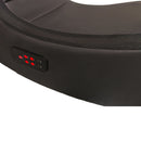 Foldable Gaming Chair With Onboard Speakers, LED Strip Lighting, Bluetooth, Vibration Massage, USB Charging Port - Black by HouseOfZazla
