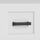 U-Can 78.7''H Hall Tree with Bench and 5 Storage Cubbies, Modern Entryway Storage Organizer Cabinet with 4 Doors, 5 Drawers and Adjustable Shelves for Hallway, Entryway, Living Room