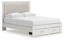 Zuraleus - Upholstered Panel Platform Storage Bed by Unique Piece Furniture