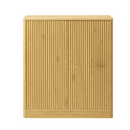 34.3" Modern Wavy Sideboard with Curved Contour Design