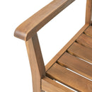 Stamford Dining Chairs Set of 2, Acacia Wood Patio Armchair