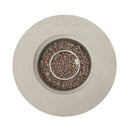Outdoor 50,000 BTU Round MgO Concrete Propane Fire Pit