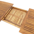 7 Piece Expandable Outdoor Dining Set with Acacia Wood Table