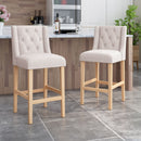 Ethereon Tufted Counter Stool (Set of 2)