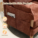Mid Century Modern Foldable Sofa Bed, 3 In 1 Convertible Sleeper With 3 Pillows by HouseOfZazla