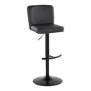 Henry - Contemporary Adjustable Barstool & Swivel With Rounded T Footrest (Set of 2) by HouseOfZazla