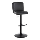 Henry - Contemporary Adjustable Barstool & Swivel With Rounded T Footrest (Set of 2) by HouseOfZazla