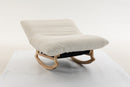 Bean Bag Rocking Chair with Solid Wood Frame