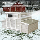 Large Wooden Chicken Coop Outdoor Hen House with Nesting Boxes by HouseOfZazla