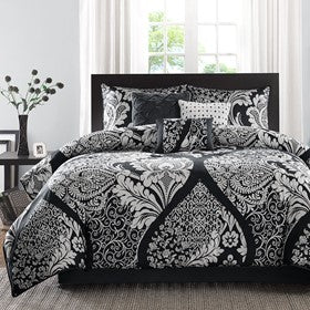 7 Piece Cotton Printed Comforter Set, photo 8 of 10