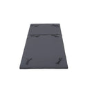 2" Thick Chaise Lounge Cushion in Dark Grey by HouseOfZazla