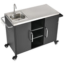 K&K 55.5" Outdoor Kitchen Island with Sink by HouseOfZazla