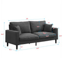 Modern Upholstered Resilience Three Seater Sofa by Unique Piece Furniture