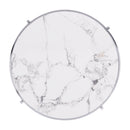 Elegant Round Table With Sintered Stone Top & Sturdy Metal Frame by HouseOfZazla