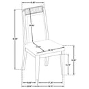 Mason - Dining Side Chair (Set of 2) - Black by HouseOfZazla