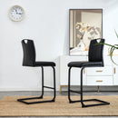 PU Chair Barstool Dining Counter Height Chair (Set of 2) by HouseOfZazla
