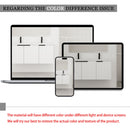 Contemporary Wall Mounted Bathroom Vanity With Resin Double Sink