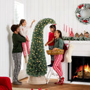 6 Ft Prelit Bent Top Christmas Tree