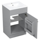 Bathroom Vanity With Sink, Cabinet With Adjustable Shelf by HouseOfZazla