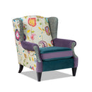 Anya - Boho Chic Wingback Accent Arm Chair
