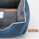 Small Dog Bed with Anti-Slip Bottom and Washable Cover by HouseOfZazla