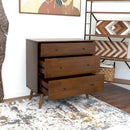 Caroline - Dresser 3 Drawer - Brown / Wood by HouseOfZazla