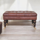 Buffalo - Ottoman With Castor Legs by HouseOfZazla