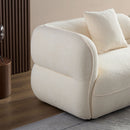 Sectional Sofa With Durable Fabric, Solid Wood Frame, And High Density Sponge Fill by Unique Piece Furniture