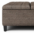 Harrison - Upholstered Coffee Table Storage Ottoman by Unique Piece Furniture