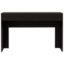 Acre Writing Computer Desk, Two Drawers -Black