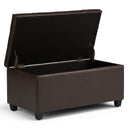 Sienna - Transitional Storage Ottoman Bench by HouseOfZazla